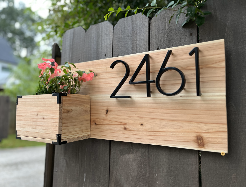 Address Planter Box.